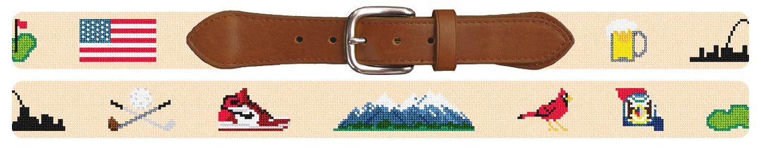 Custom Needlepoint Belt