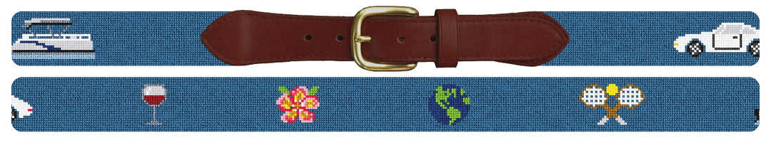 Custom Needlepoint Belt