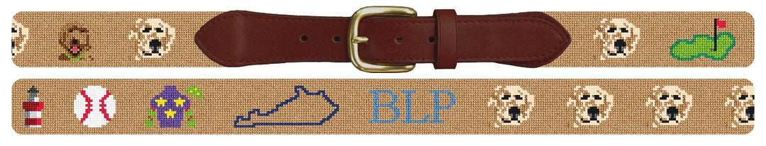 Custom Needlepoint Belt