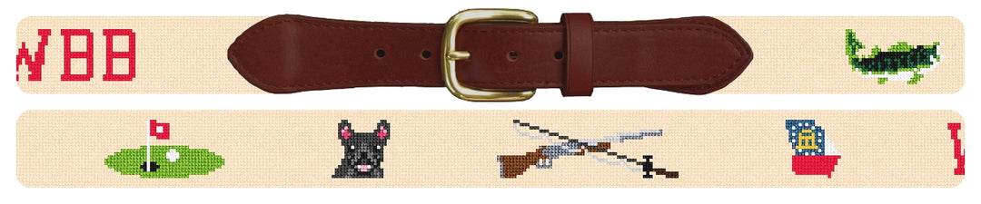 Custom Needlepoint Belt
