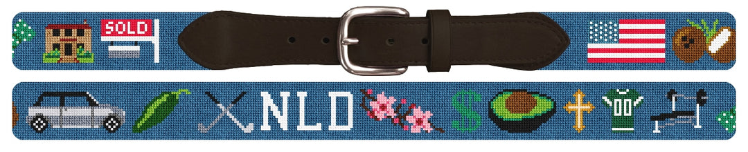 Custom Needlepoint Belt