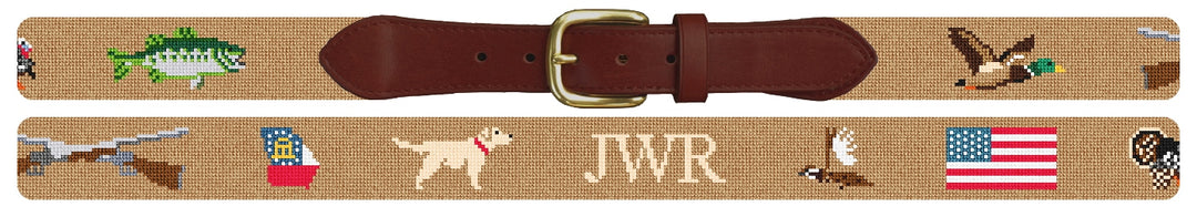 Custom Needlepoint Belt
