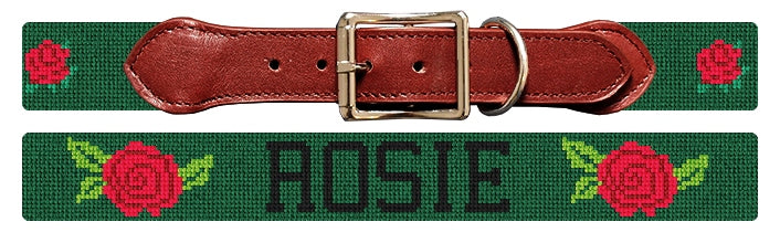 Custom Needlepoint Dog Collar