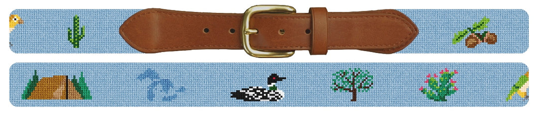 Custom Needlepoint Belt