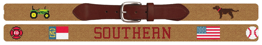 Custom Needlepoint Belt