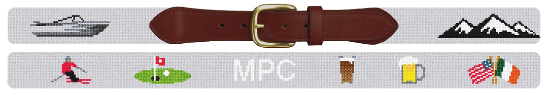 Custom Needlepoint Belt