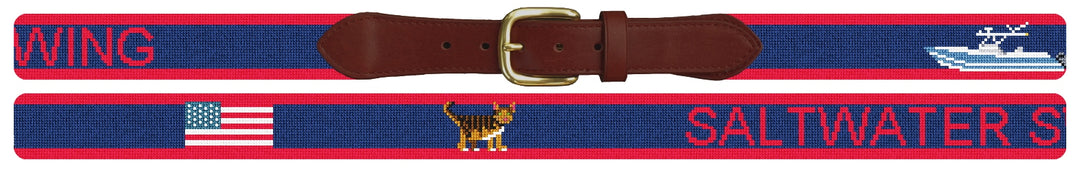 Custom Needlepoint Belt