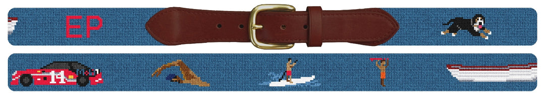 Custom Needlepoint Belt