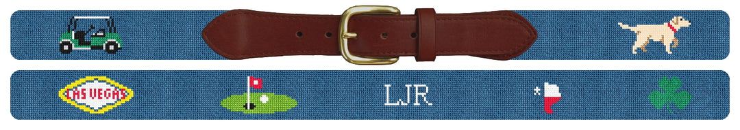 Custom Needlepoint Belt