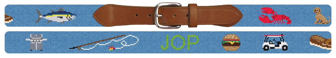 Custom Needlepoint Belt