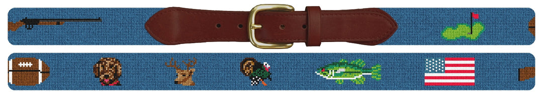 Custom Needlepoint Belt