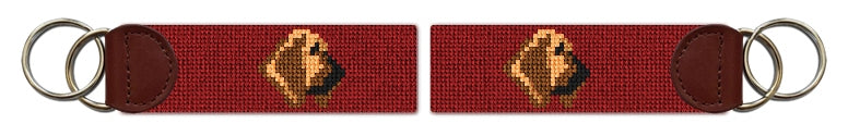 Custom Needlepoint Key Fob