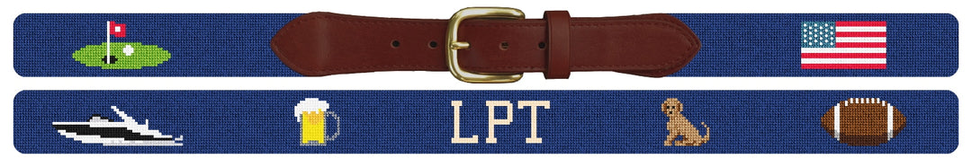 Custom Needlepoint Belt