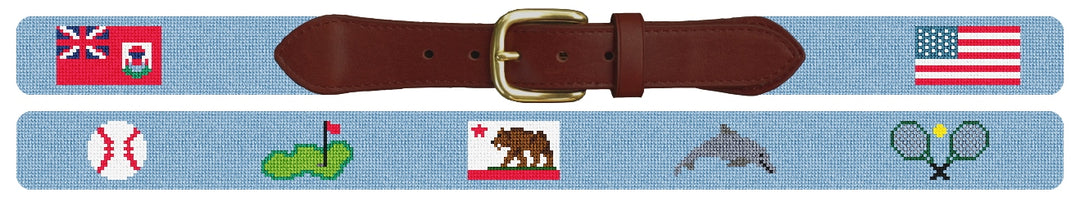 Custom Needlepoint Belt