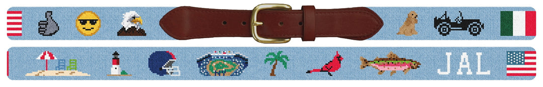 Custom Needlepoint Belt