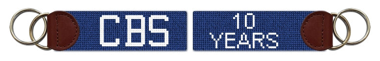 Custom Needlepoint Key Fob
