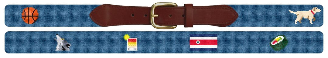Custom Needlepoint Belt