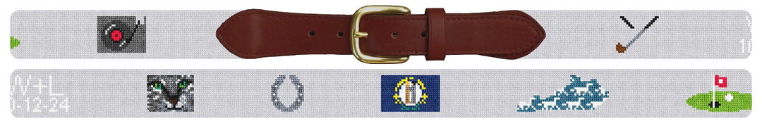 Custom Needlepoint Belt