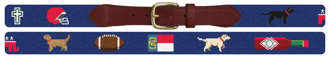 Custom Needlepoint Belt