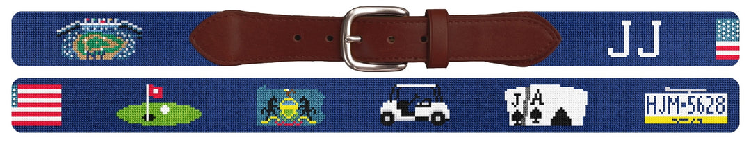Custom Needlepoint Belt