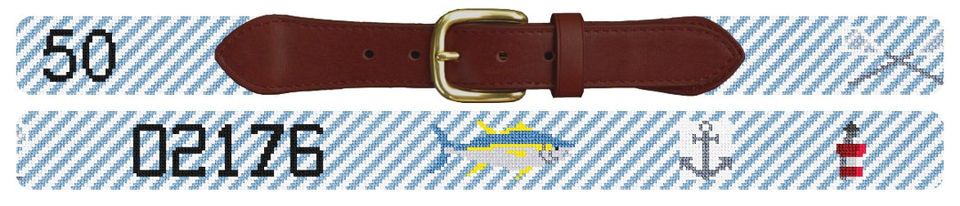 Custom Needlepoint Belt