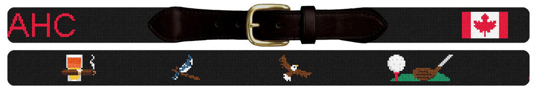 Custom Needlepoint Belt