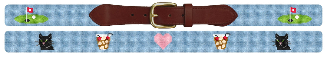 Custom Needlepoint Belt