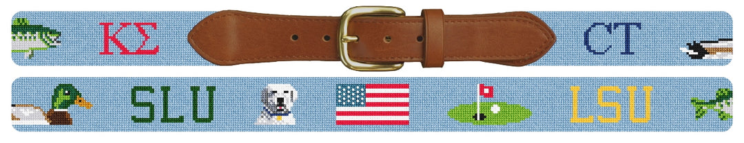 Custom Needlepoint Belt