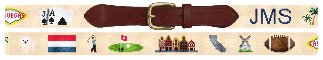 Custom Needlepoint Belt