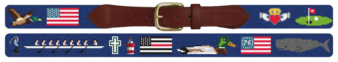 Custom Needlepoint Belt