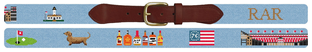 Custom Needlepoint Belt