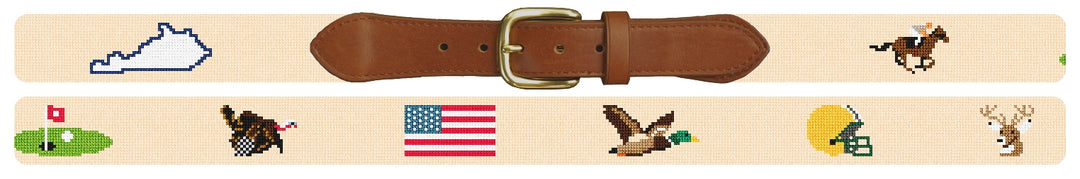 Custom Needlepoint Belt
