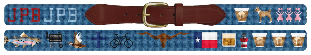 Custom Needlepoint Belt