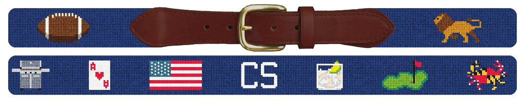 Custom Needlepoint Belt