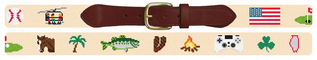 Custom Needlepoint Belt
