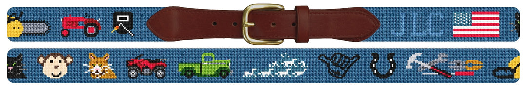 Custom Needlepoint Belt