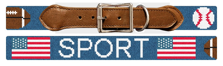 Custom Needlepoint Dog Collar
