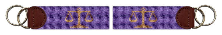 Custom Needlepoint Key Fob
