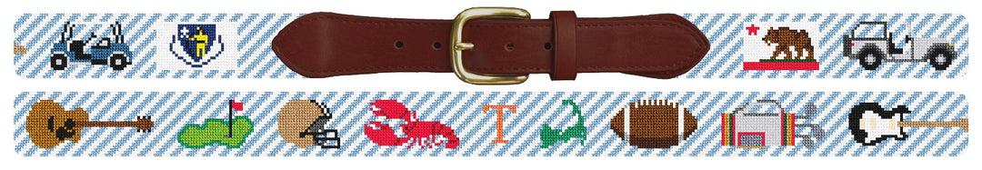 Custom Needlepoint Belt