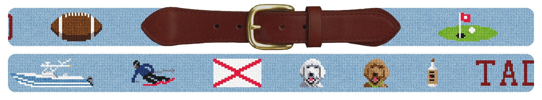 Custom Needlepoint Belt