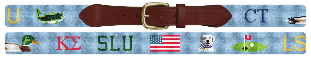 Custom Needlepoint Belt