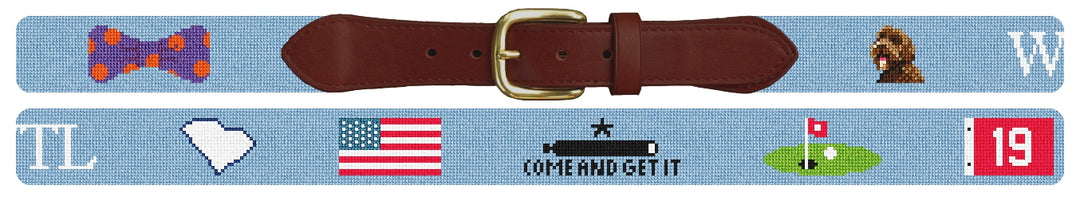 Custom Needlepoint Belt