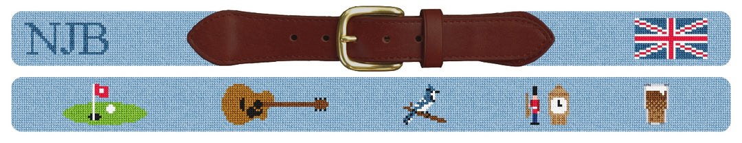 Custom Needlepoint Belt