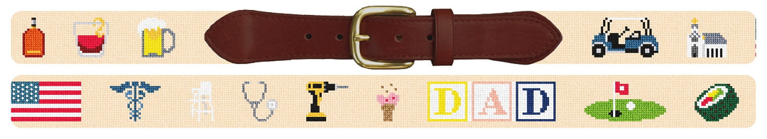 Custom Needlepoint Belt