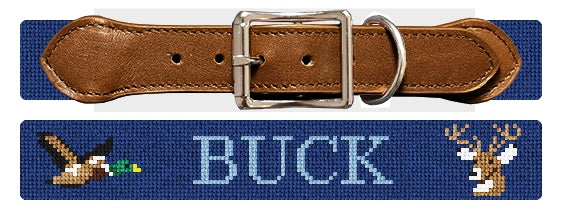 Custom Needlepoint Dog Collar