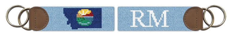 Custom Needlepoint Key Fob