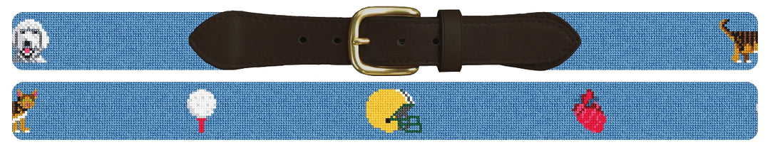 Custom Needlepoint Belt