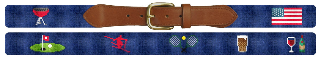 Custom Needlepoint Belt