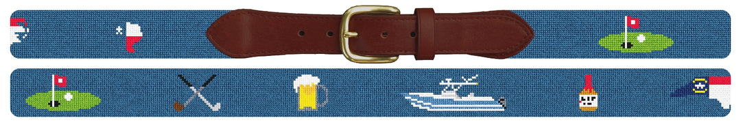 Custom Needlepoint Belt