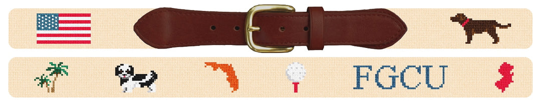 Custom Needlepoint Belt